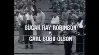 Sugar Ray Robinson vs Bobo Olsen IV 18.5.1956 - World Middleweight Championship