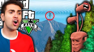 EN ESTE BOSQUE PUEDES ENCONTRAR A SIREN HEAD en GTA 5! *épico* (mods)