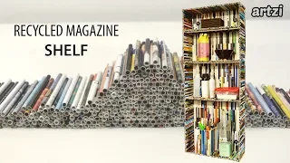 DIY Magazine Craft Small Shelf