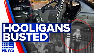 Seven young hooligans arrested after joyride goes wrong in Adelaide | 9 News Australia