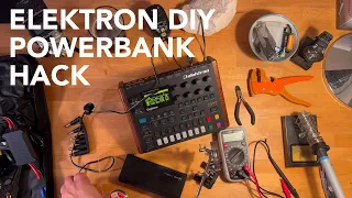 Prepare your Elektron-gear // Digitakt/Digitone // for the BEACH! // Powerbank DYI-hack