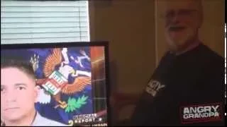 Angry Grandpa Is On Helium - Voice Activated TV Prank