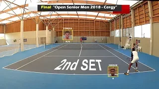 Herve (0) vs Tomas (-4/6) - Open Senior Men Cergy - Final - 2nd set - 02/09/2018