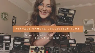 Camera Collection Tour!!! Polaroid, Canon, Minolta, & More!!!