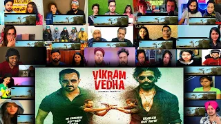 Vikram Vedha Official Trailer Reaction| Hrithik Roshan, Saif Ali Khan | Mixed Mashup