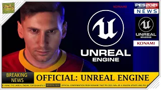 OFFICIAL!! UNREAL ENGINE FOR PES 2022 & KONAMI CONFIRM PES 2021 SEASON UPDATE (REACTION VIDEO)