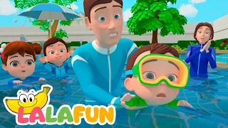 🌊 Baby Swimming Song | Safe On The Pool + MORE Funny Nursery Rhymes & Kids Songs