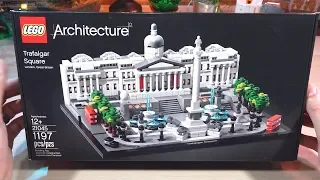 Pure build: LEGO Architecture Trafalgar Square 21045 in real time