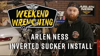 Arlen Ness Inverted Sucker Air Cleaner Kit Install : M8 Bagger