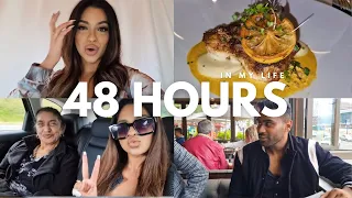 48 HOURS IN MY LIFE | Fathers Day 2022, Brand Campaigns, Friends & Way Too Much Food!