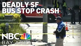 2 killed, 3 injured after vehicle hits San Francisco bus stop