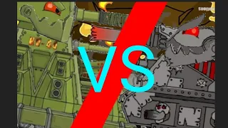 Kv 44M2 vs Leviathan / The Epic Battle - cartoon about tanks