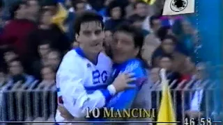 Napoli - Sampdoria 1-4, serie A 1990-91, telecronaca di Giorgio Martino