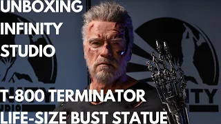 Unboxing Infinity Studio's Terminator T-800 Life-size Bust Statue