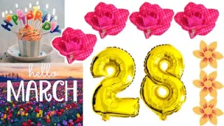 28 March Birthday Wishes | Happy Birthday Song and Whatsapp Status | Best Birthday Messages Quotes|