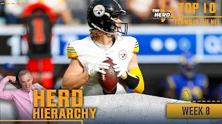 Herd Hierarchy: Steelers return, Ravens keep climbing in Colin's Top 10 of Week 8 | NFL | THE HERD