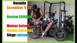 Fatbike électrique Onemile Scrambler V custom // LA REVIEW 5000km //