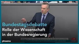 Bundestagsdebatte zur Rolle der Wissenschaft in der Bundesregierung am 11.11.22