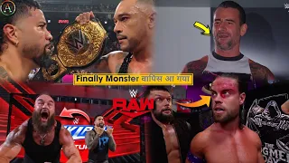 "MONSTER BACK😱" Braun Strowman Returns, CM Punk on Drew McIntyre - WWE RAW HIGHLIGHTS 2024