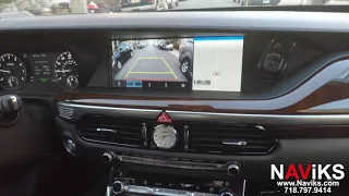 2018 Genesis G90 Ultimate NAViKS OEM Cameras in Motion Bypass View Rear, Front Camera in Motion