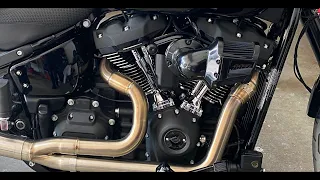 2022 Harley Davidson low rider s exhaust  upgrade