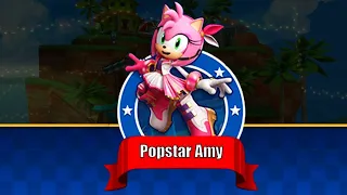 Sonic Dash - New Character Unlocked POPSTAR AMY - Run Gameplay