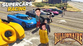 Billionaire Gang SUPERCARS Racing!! | GTA 5