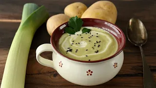 This leek and potato soup is like a miracle cure for my stomach!