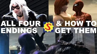 ALL FOUR Endings & How to Get Them - Spider-Man Web of Shadows