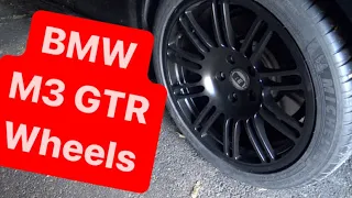 Installing BMW M3 GTR Wheels from Rogue Engineering