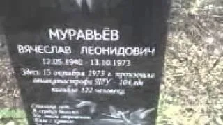 Место падения самолёта ТУ-104 грузинской авиалинии 13 октября 1973г. и памятники погибшим.