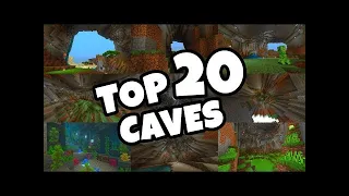 TOP 20 BEST CAVE SEEDS PER Minecraft 1 16 Bedrock Edition! PE, Xbox, PS4, Switch & W10 | In English