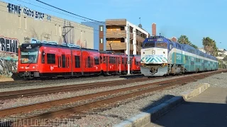 Springtime Railfanning Around San Diego - BNSF P5 Horn Action Included!