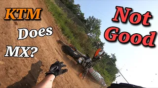 CRASHING DOWN HARD! - KTM 500 EXCF Motocross FAIL!