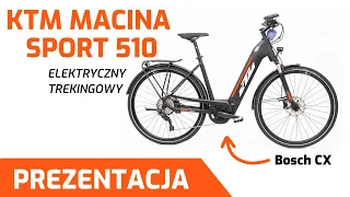 KTM Macina Sport 510 - uniwersalny, trekkingowy rower elektryczny