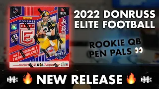 Opening 2022 Elite Football Hobby Box 🔥 2022 Panini Donruss Elite Football Hobby Box Review. NEW