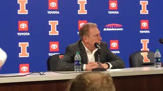 Tom Izzo recaps Michigan State’s loss to Illinois