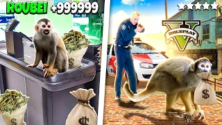 VIREI um MACACO e ASSALTEI a LOJINHA (MUITO ENGRAÇADO) - GTA RP