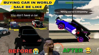 i bought designed car in world sale ep 36 &🤣 funny moments happen car parking multiplayer best car