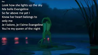 Ma belle Evangeline (Princess and the Frog) - Lyrics