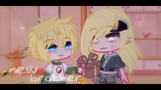 ⭐New brother♥ meme|| narudei/deinaru sibling AU🌸||