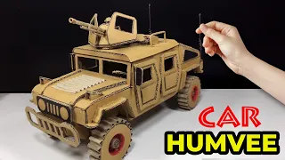 How to make a Humvee Car from Cardboard Crafts. DIY Carton Crafts