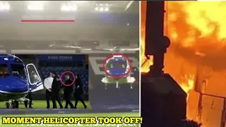 LEICESTER CITY OWNER HELICOPTER CRASH EXCLUSIVE FOOTAGE! Is Vichai Srivaddhanaprabha Alive?