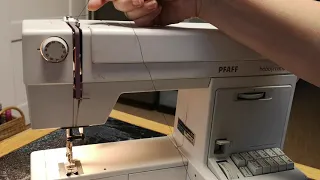 Nähmaschine Pfaff Hobbymatic 953 einfädeln, threading a sewing machine 1