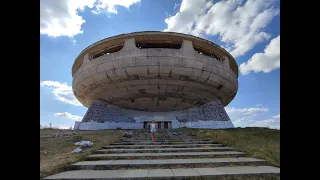 Buzludzha and Shipka monuments day trip, Bulgaria. Brutalism.