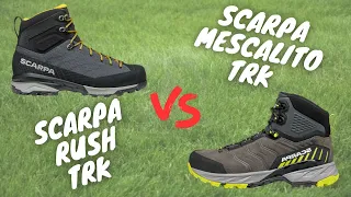Scarpa Rush TRK VS Scarpa Mescalito TRK | Quale è meglio per te?
