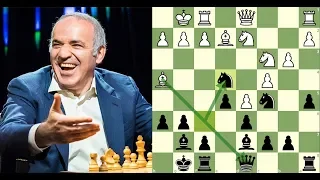 Kasparov, você vai mesmo sacrificar a dama no lance 12?