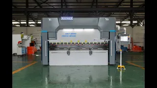 RAYMAX CNC Press Brake 135T3200 with DA66T Controller 6+1 Axis,  Lazersafe