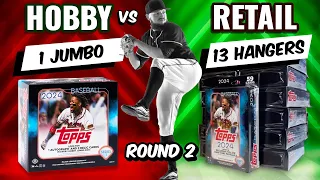 HANGER WITH HEAVY LUMBER 🪵AND 2 AUTOS IN A JUMBO! WHO WON?! 🤔 - 2024 TOPPS SERIES 1 BATTLE ROUND 2