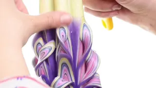 Как вырезать свечу  | How to cut out a carved candle